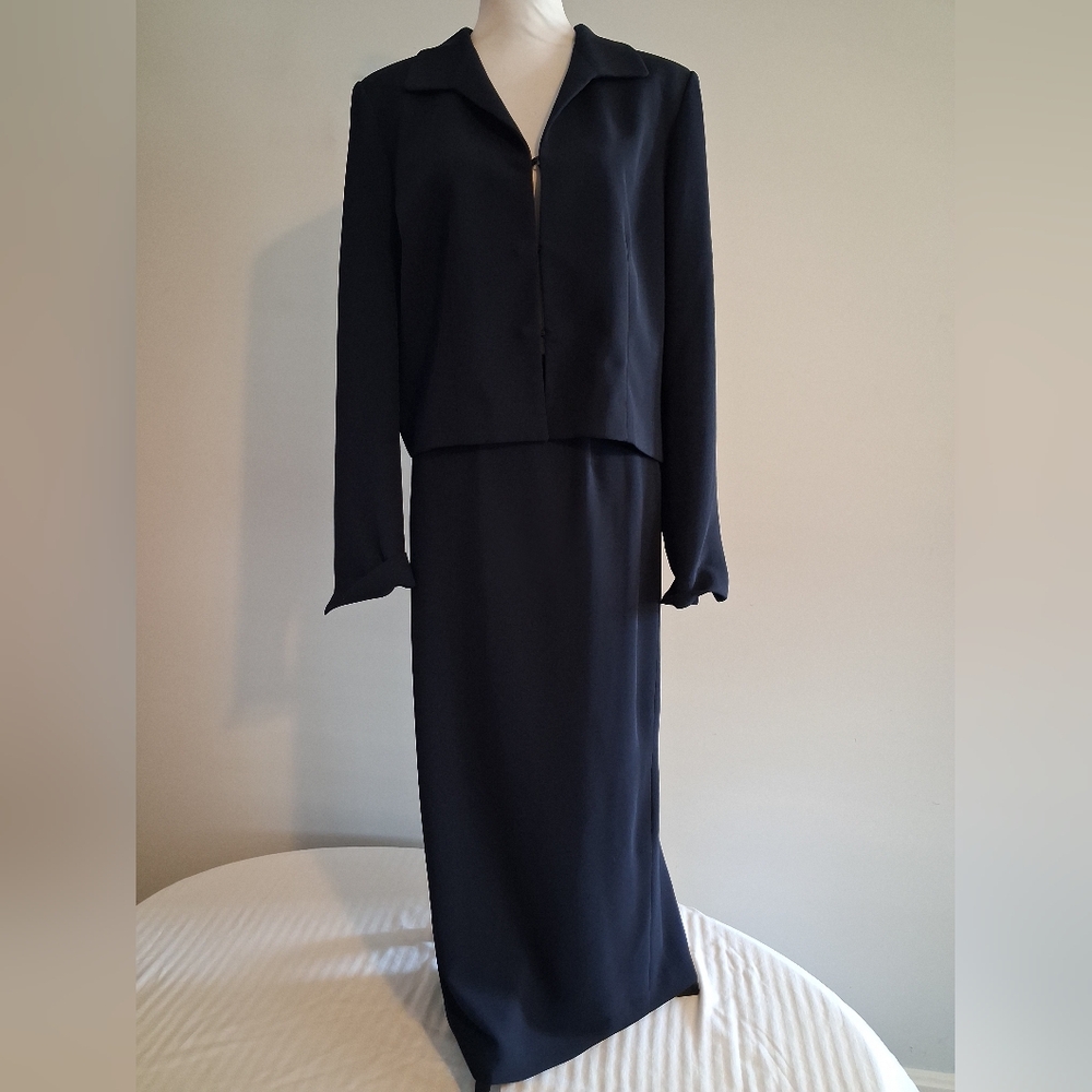 Navy Blue Women's Skirt Set Size 16
